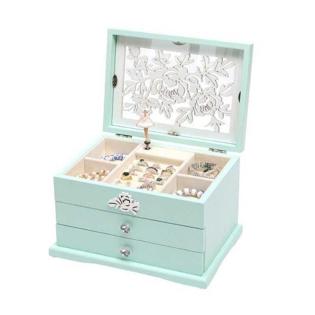 Carillon Portagioie Ballerina Legno