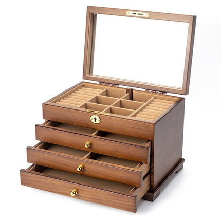 Portagioie In Legno Con Specchio