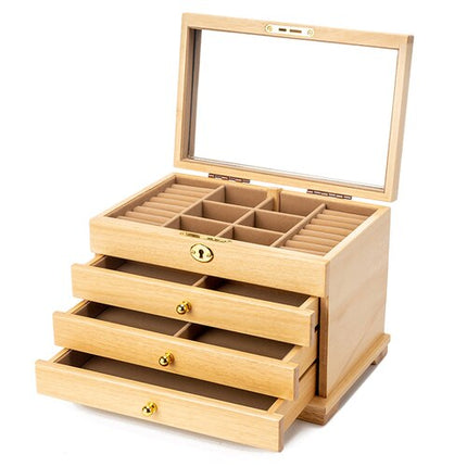 Portagioie In Legno Con Specchio