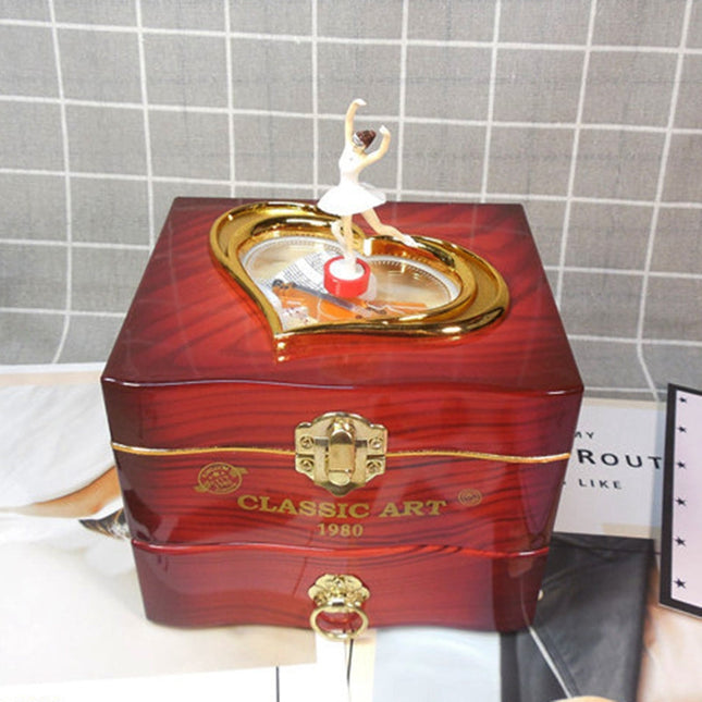 Portagioie In Legno Con Carillon