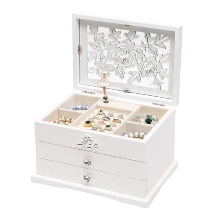 Carillon Portagioie Ballerina Legno