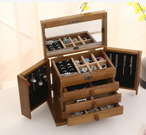 Cassettiera Portagioie Legno